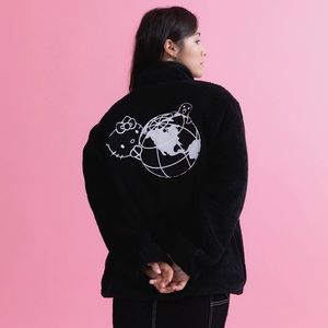 SOLD. Staple x Hello Kitty Embroidered Sherpa Jacket - Men’s Small